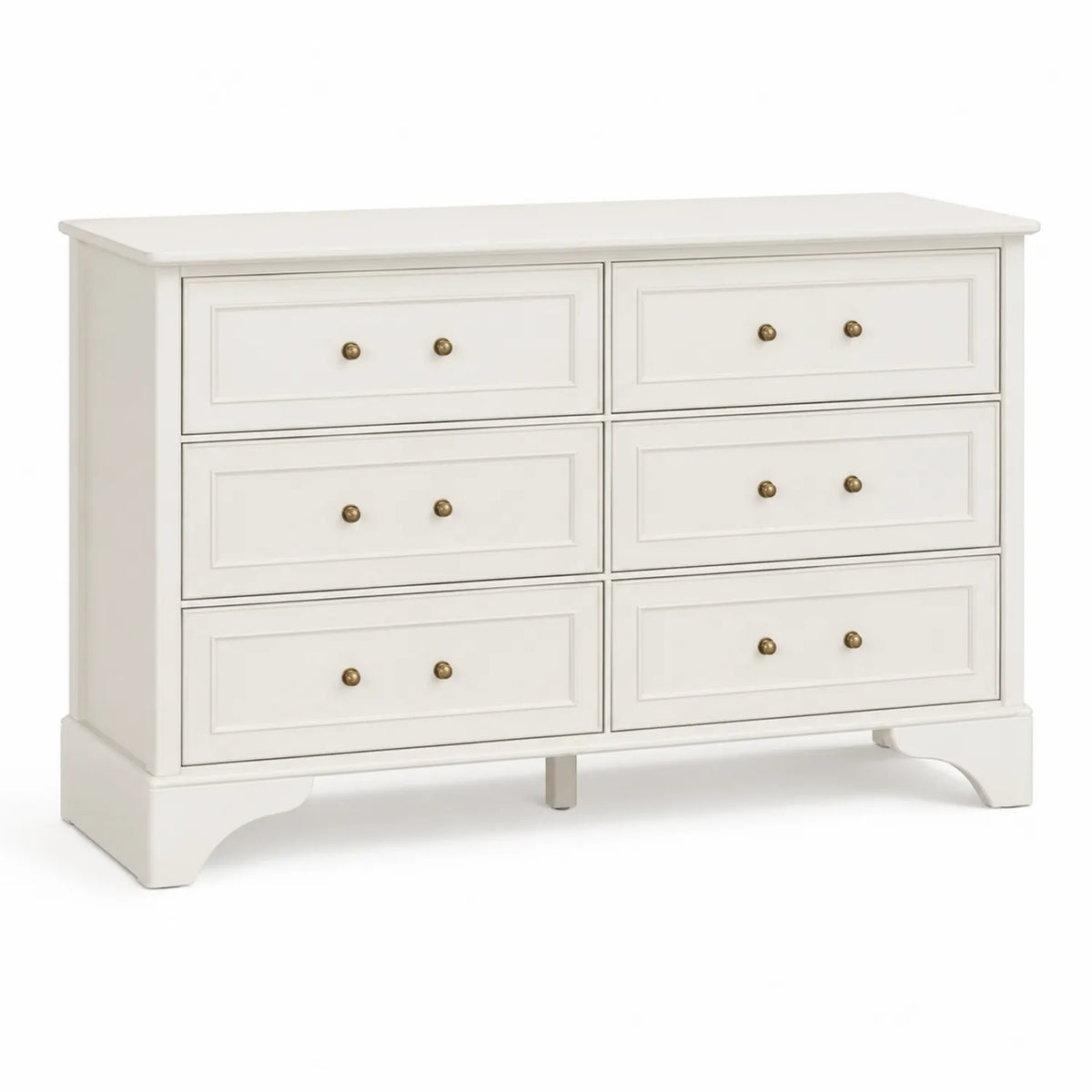 Kommode Holz Weiß 120x80x40cm