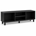 TV-Schrank MDF Schwarz