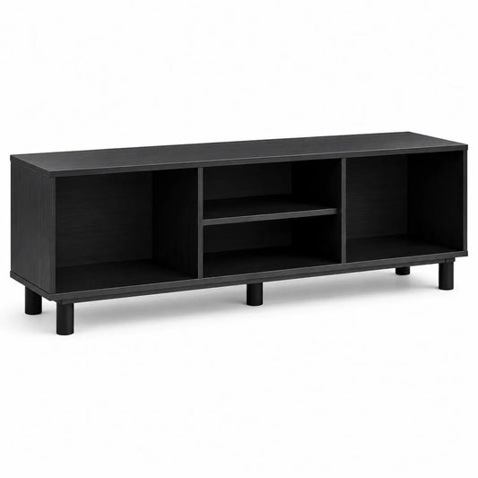 TV-Schrank MDF Schwarz